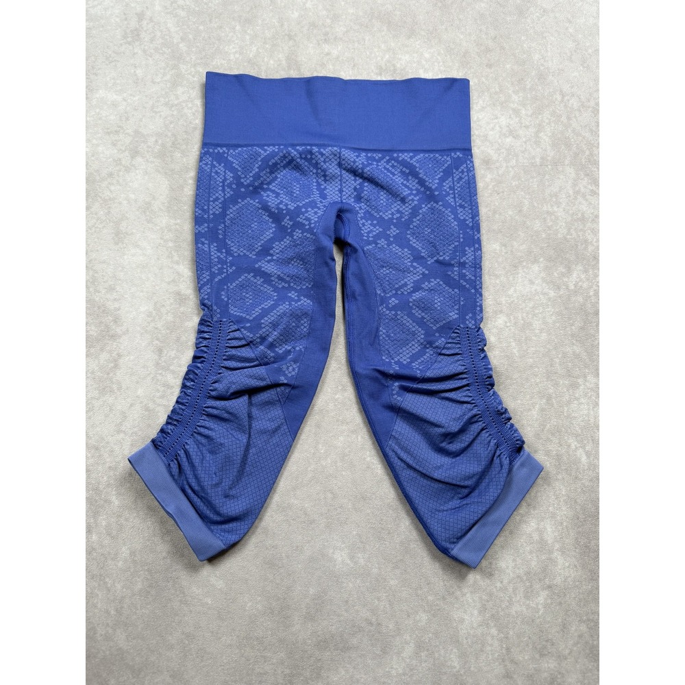 Lululemon Leggings Womens Small Define Jaquard Crop Ruched Yoga Athletic Gym Pan